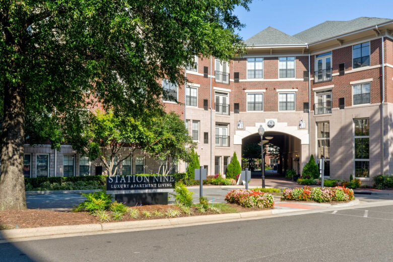 front of Station Nine